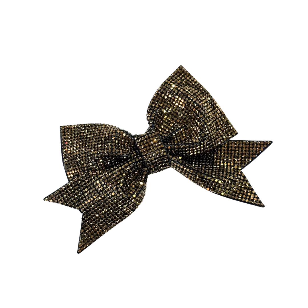 Rhinestone Bow Applique - FB-10