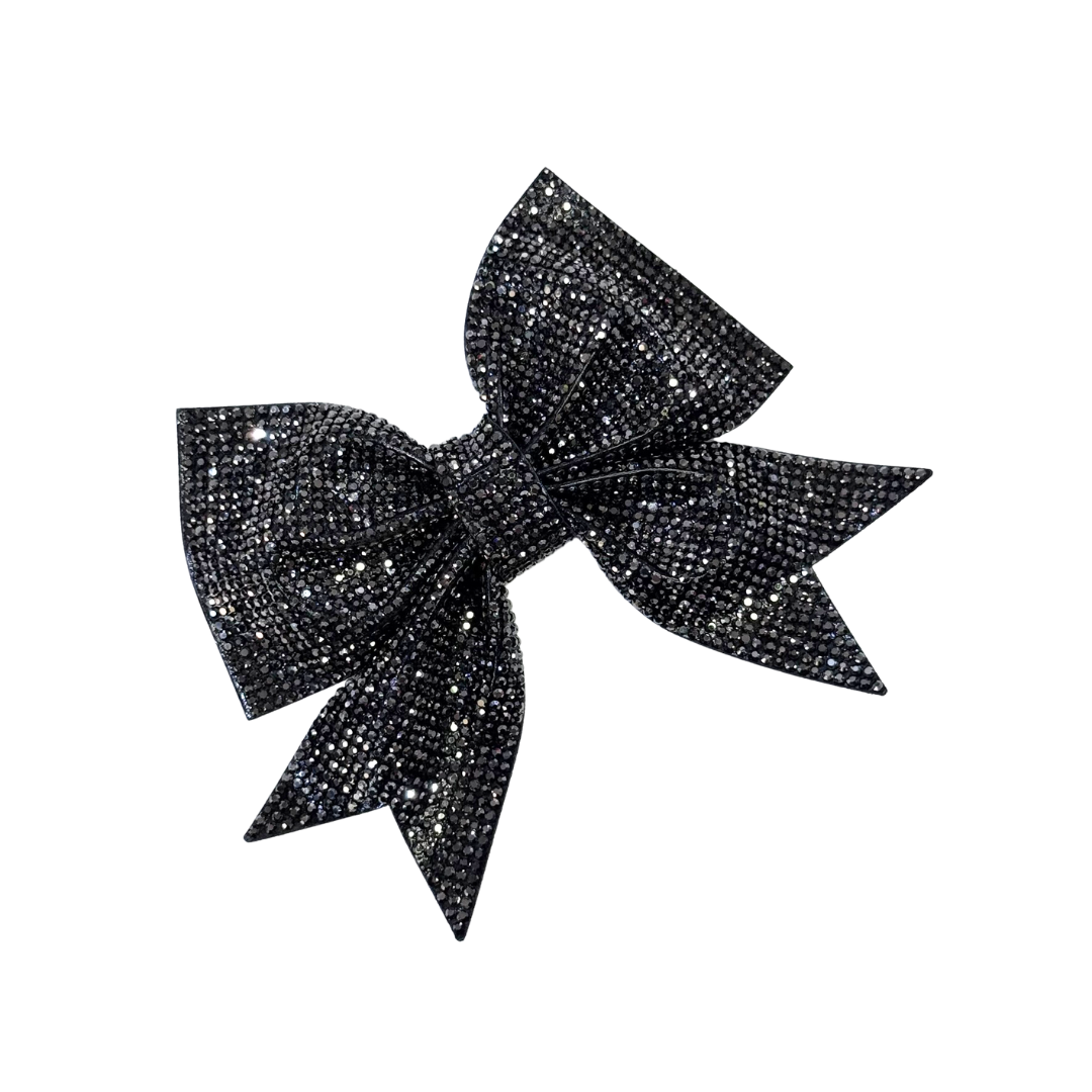 Rhinestone Bow Applique - FB-10