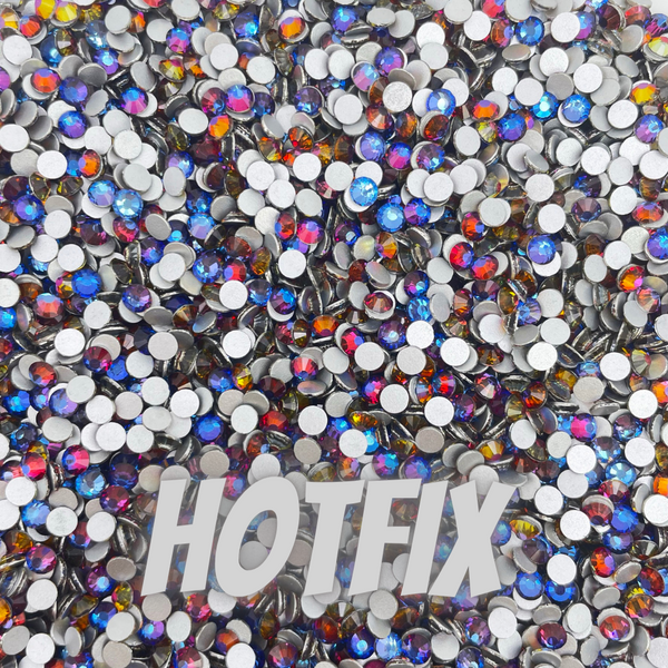 Blue Flare Hotfix Rhinestones | Planet Rhinestone