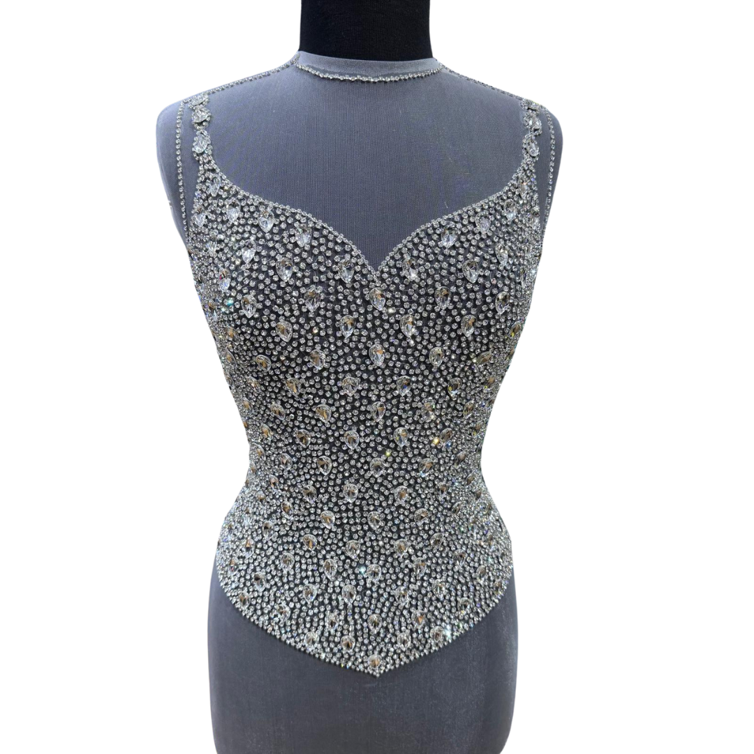 Ciara Rhinestone Bodice Applique