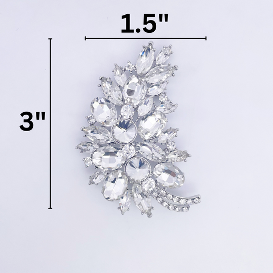 Rhinestone Brooch | BRH-9