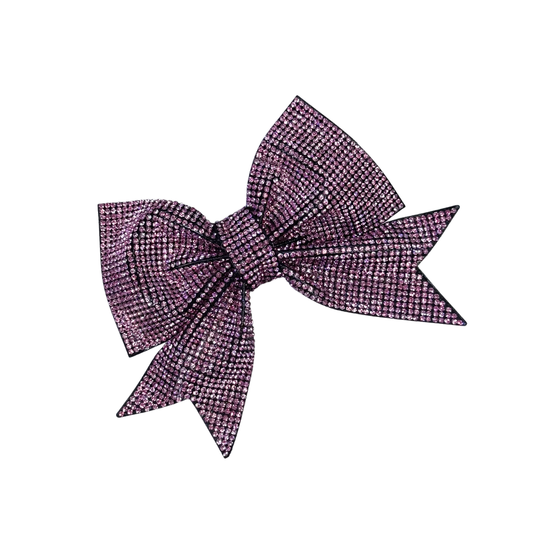 Rhinestone Bow Applique - FB-10