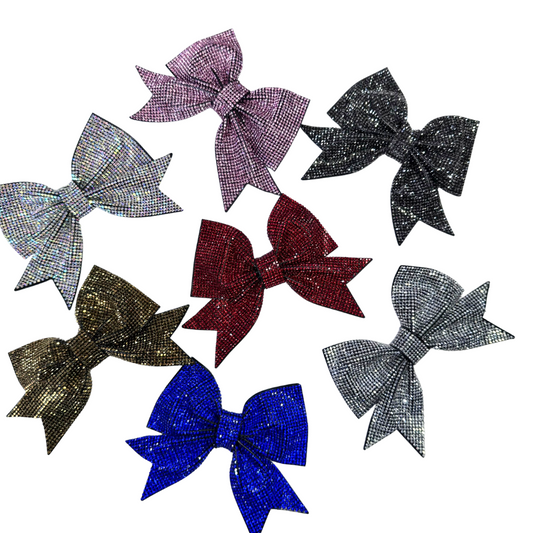 Rhinestone Bow Applique - FB-10