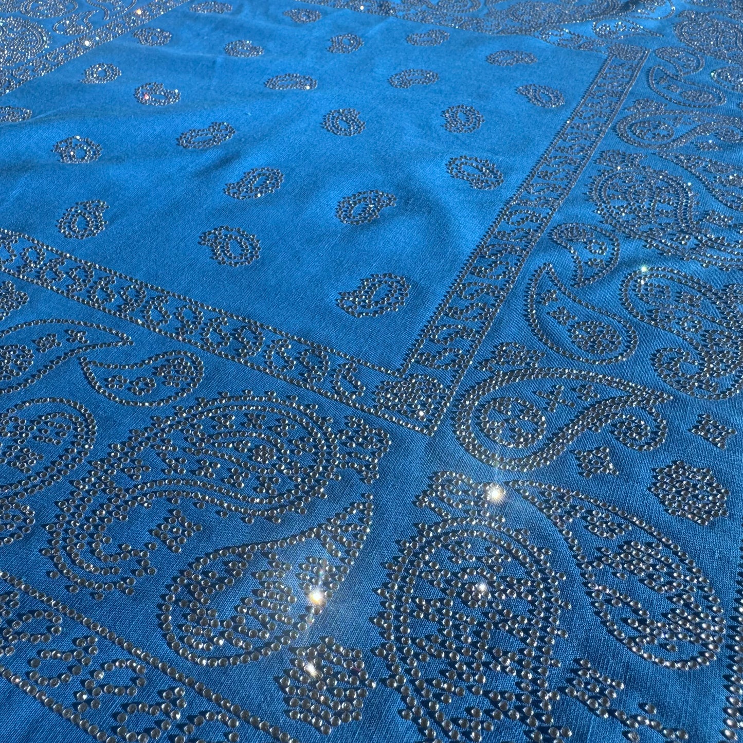 Rhinestone Paisley Bandana