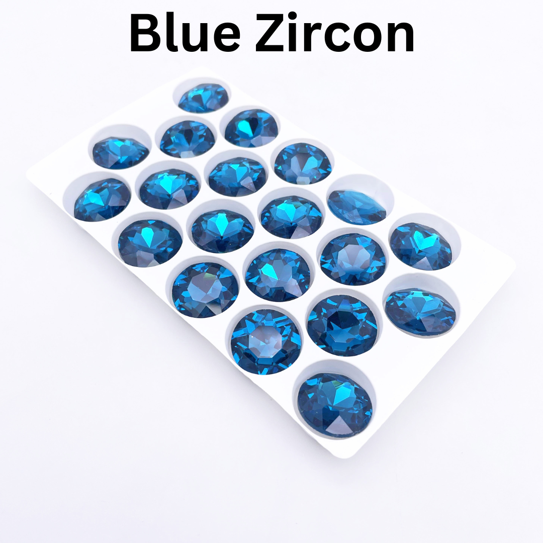 18mm Round Pointed Back Rhinestones | Planet Rhinestone