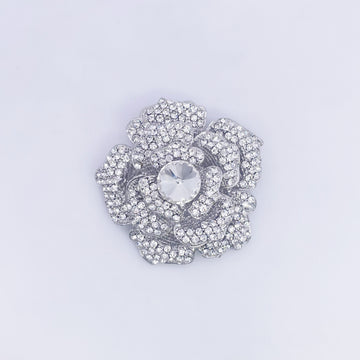 Flower Rhinestone Brooch | BRH-13