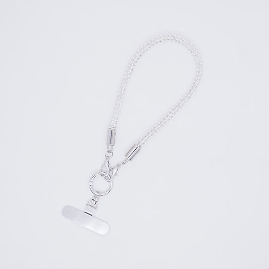 Crystal Pearl Phone Lanyard Wrist Strap