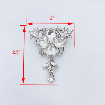 Rhinestone Brooch | BRH-3