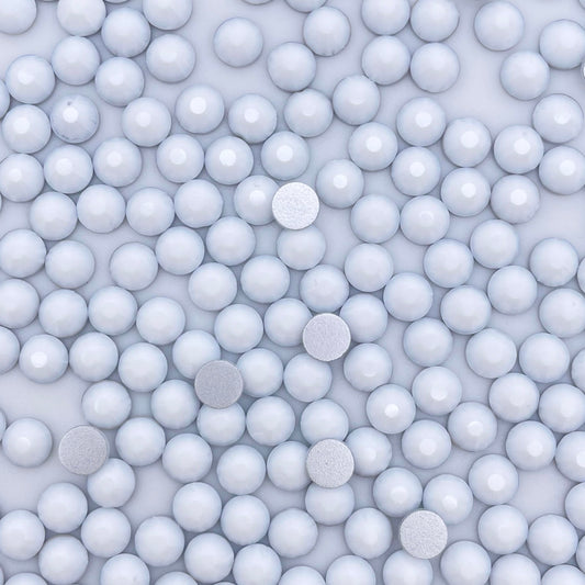 Ceramic White Glass Rhinestones