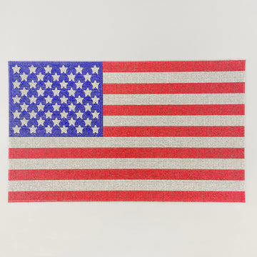 American Flag Rhinestone Applique BG-94