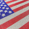 American Flag Rhinestone Applique BG-94