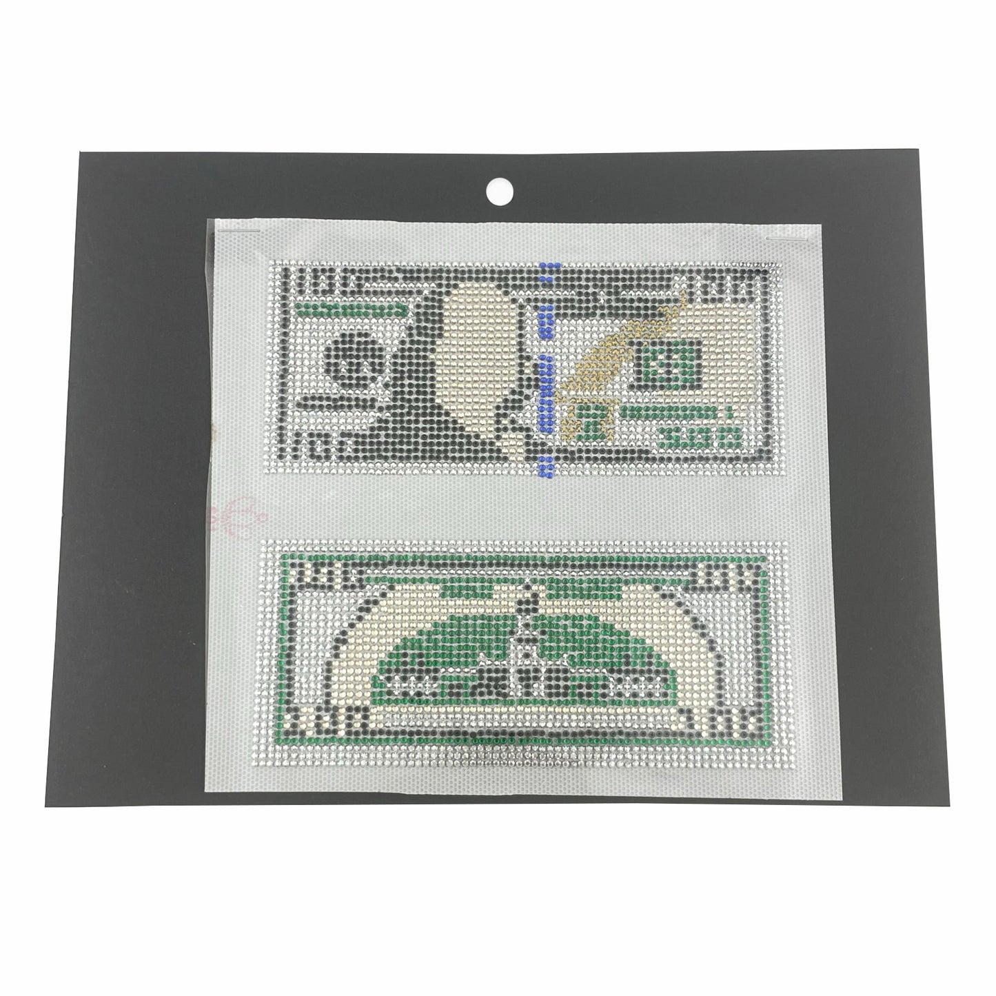 Money Rhinestone Hotfix Transfer