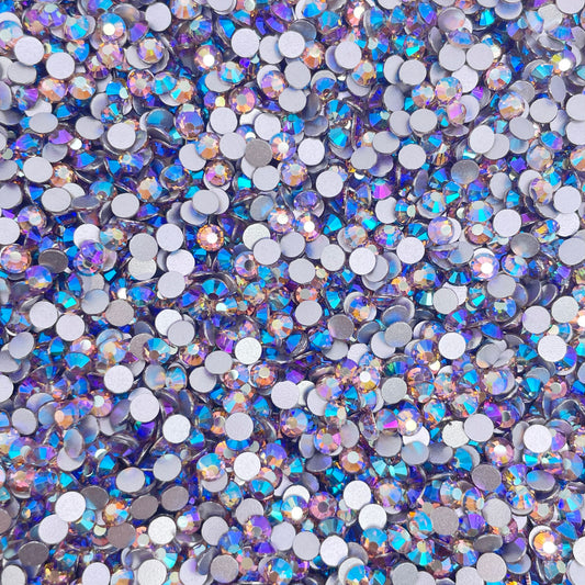 Lt. Amethyst AB Glass Rhinestones