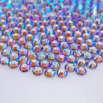 Lt. Amethyst AB Glass Rhinestones