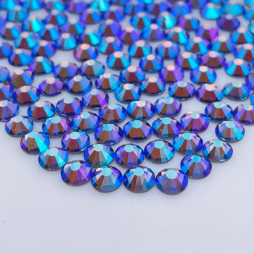 Tanzanite AB Glass Rhinestones