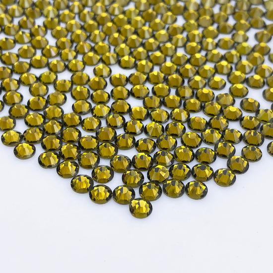 Planet Rhinestone Oval Rhinestone Olivine Glass Glass Glass Rhinestones | Planet Rhinestone