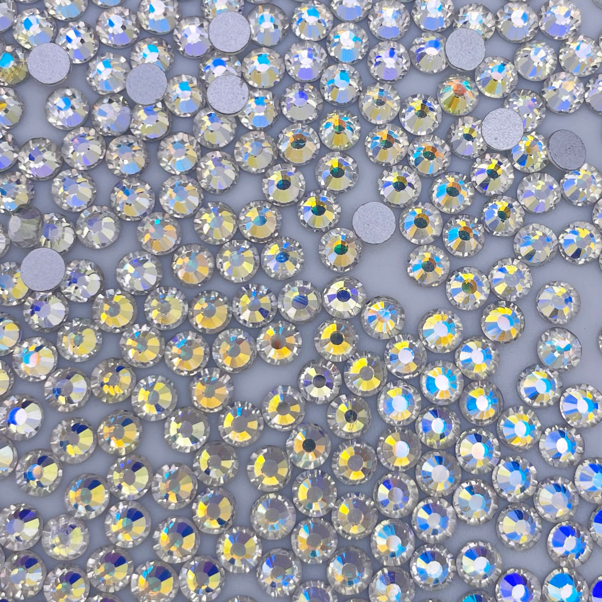 Planet Rhinestone Oval Rhinestone Moon Shade Glass Glass Rhinestones | Planet Rhinestone