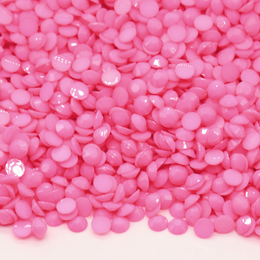 Hot Pink Pastel Jelly Rhinestones
