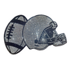 Football Rhinestone Applique BG-111