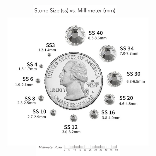 Violet Glass Rhinestones