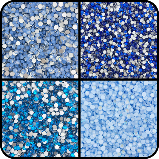 SS20 Blue Glass Rhinestone Bundle