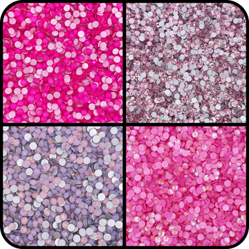 SS20 Pink Glass Rhinestone Bundle