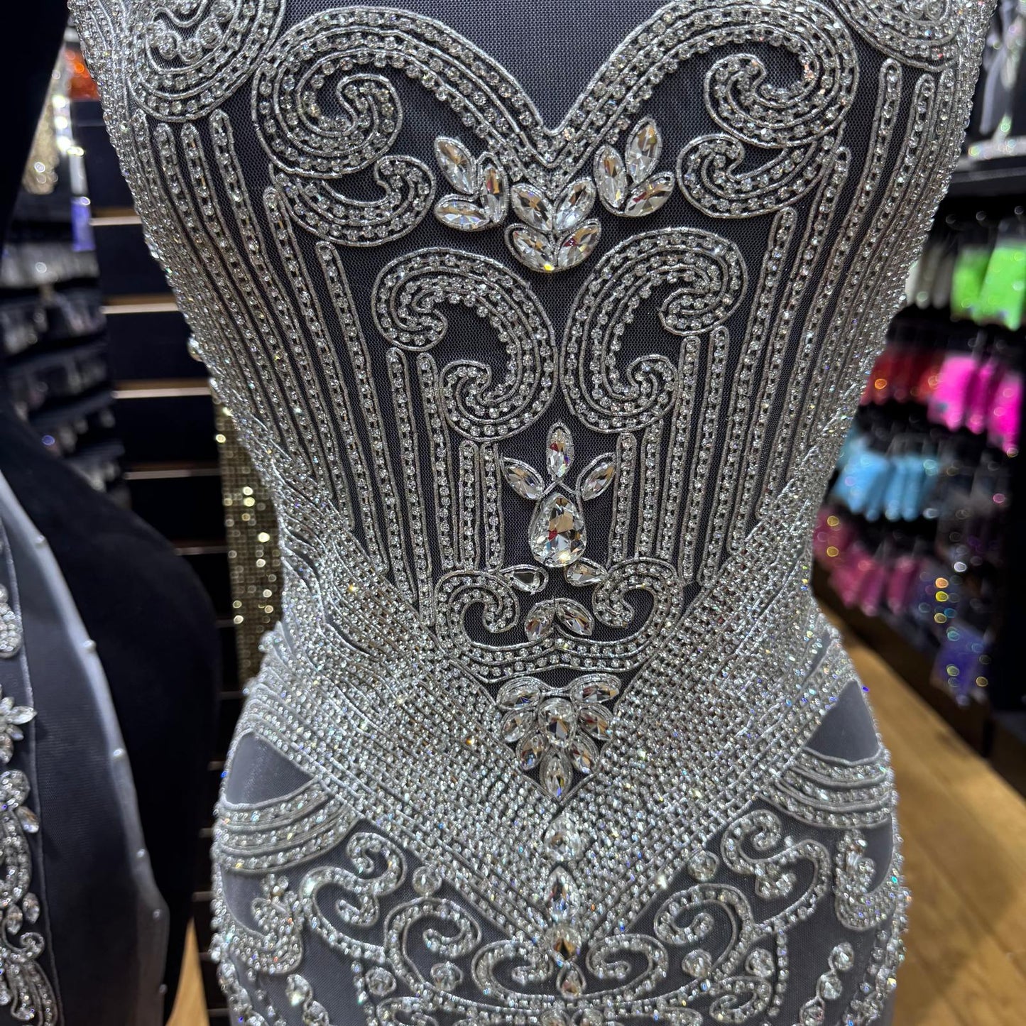 Erika Rhinestone Bodice Applique