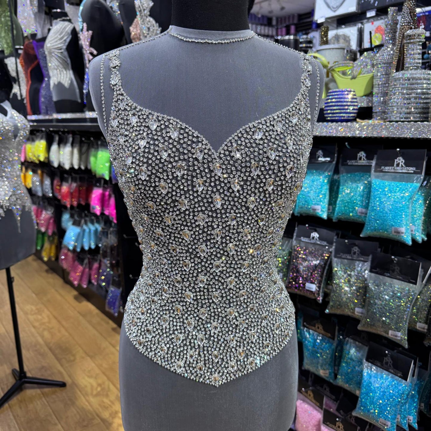 Ciara Rhinestone Bodice Applique