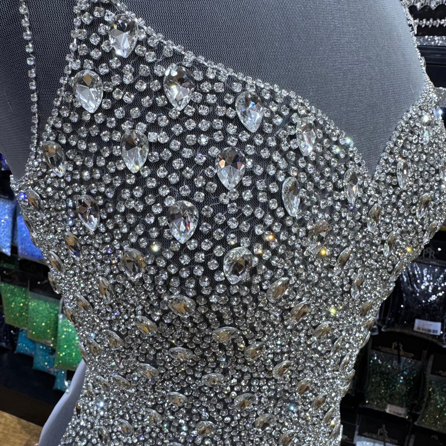 Ciara Rhinestone Bodice Applique