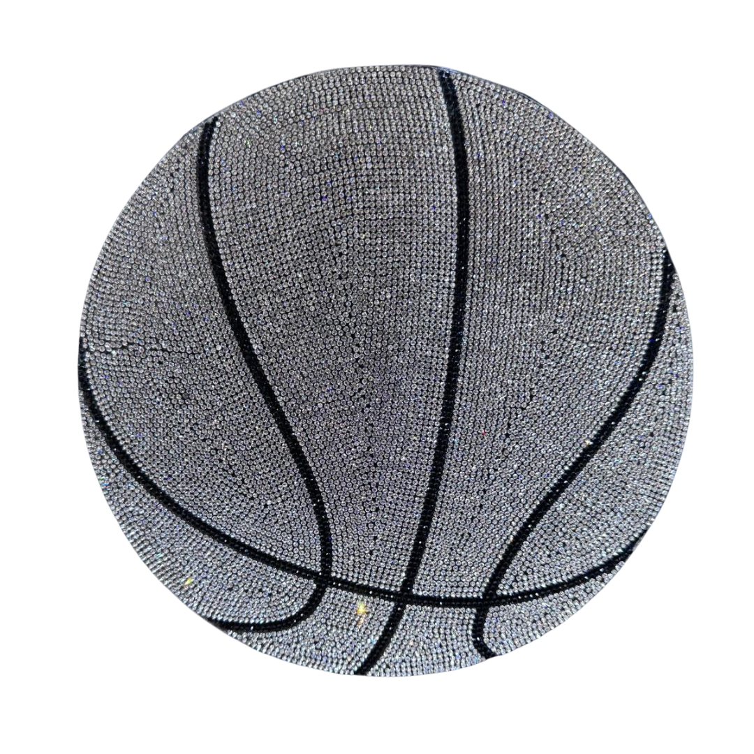 Hotfix Basketball Rhinestone Applique | Planet Rhinestone