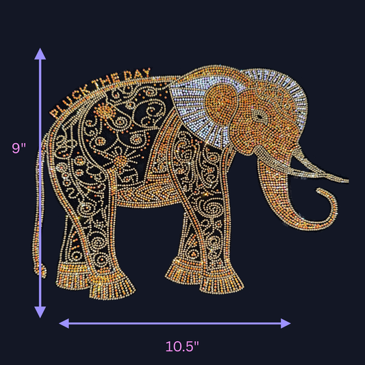 rhinestone elephant