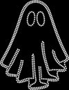 Ghost Rhinestone Transfer – 7" x 9"