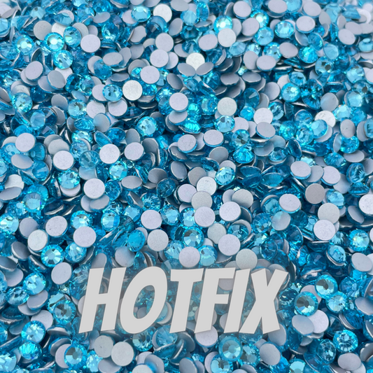 Aquamarine Hotfix Rhinestones
