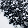 Jet Black Glass Rhinestones