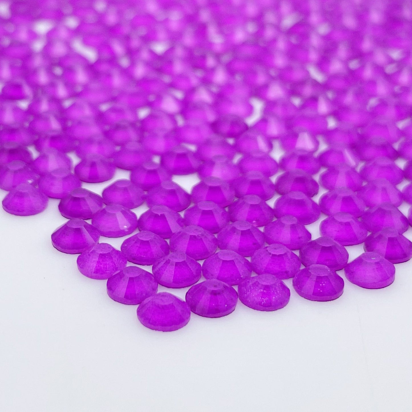 Neon Purple Glass Rhinestones