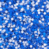 Neon Blue Glass Rhinestones