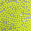 Neon Yellow Glass Rhinestones