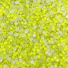 Neon Yellow Glass Rhinestones