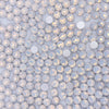 White Opal Glass Rhinestones