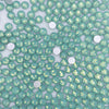 Green Opal Glass Rhinestones