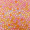 Luminous Orange Glass Rhinestones