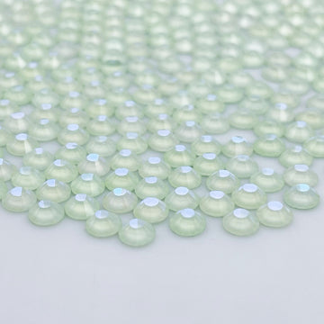 Luminous Green Glass Rhinestones