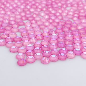 Luminous Rose Glass Rhinestones