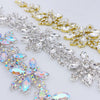 Floral Rhinestone Applique