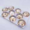 Round | 27*27mm | Pointed Back Rhinestones