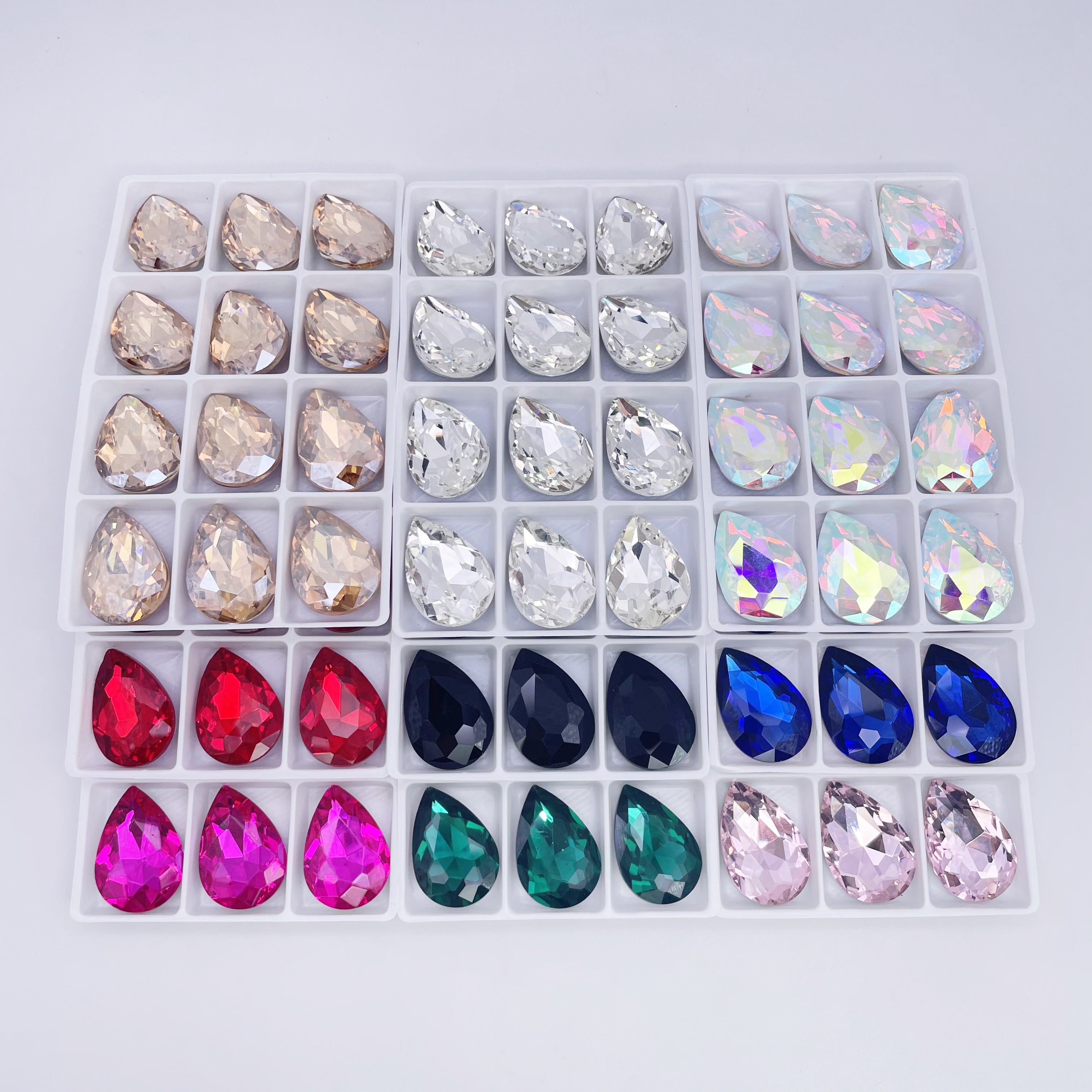 Tear Drop Rhinestones | 20*30mm | Planet Rhinestone