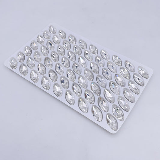 Navette | 7*15mm | Pointed Back Rhinestones