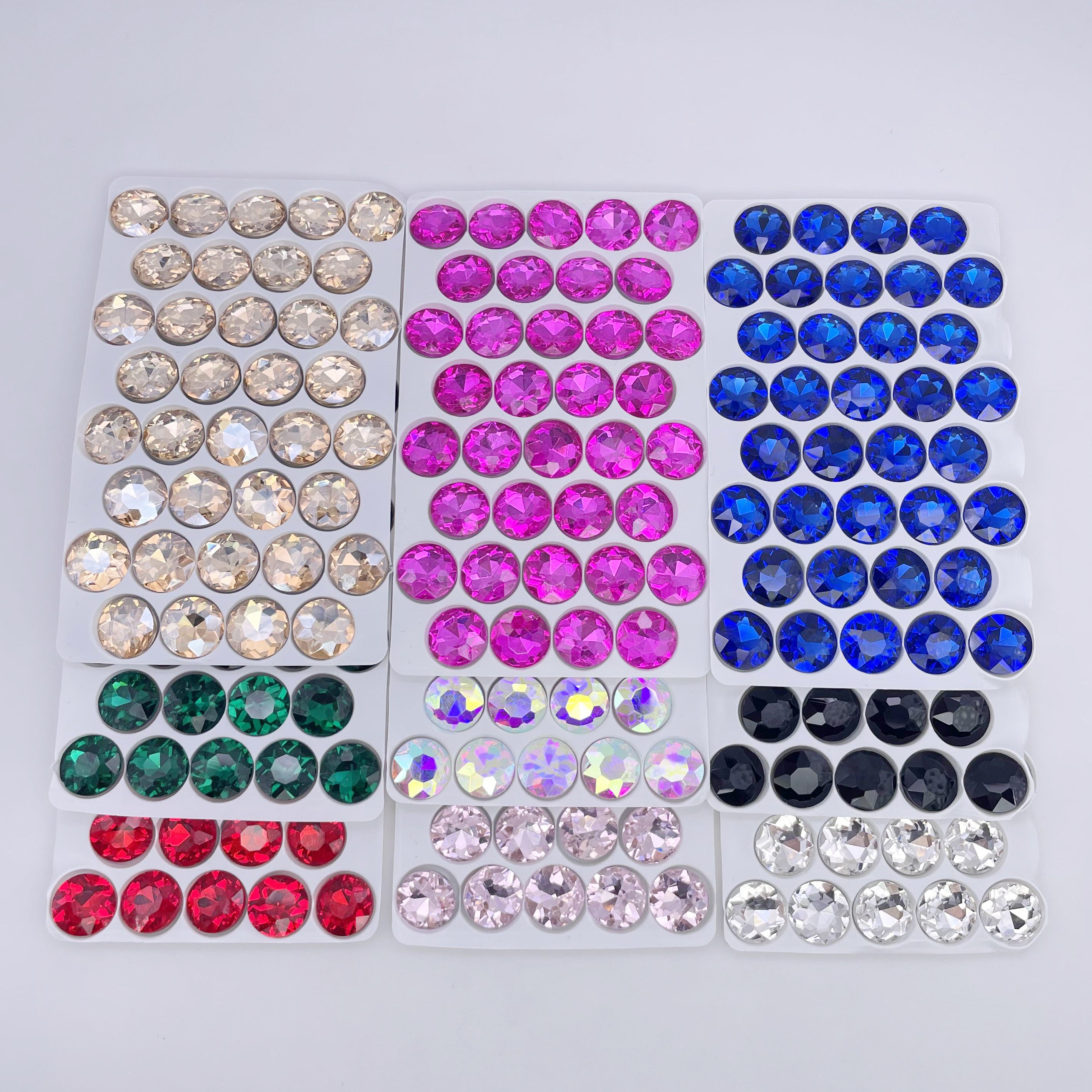 14mm Round Pointed Back Rhinestones | Planet Rhinestone