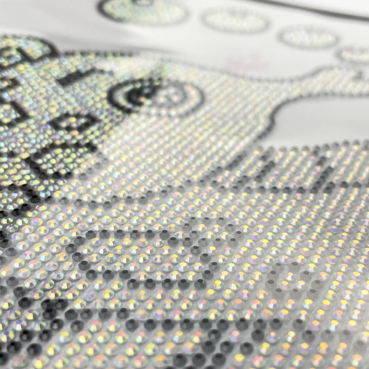 Seahorse Rhinestone Hotfix Transfer