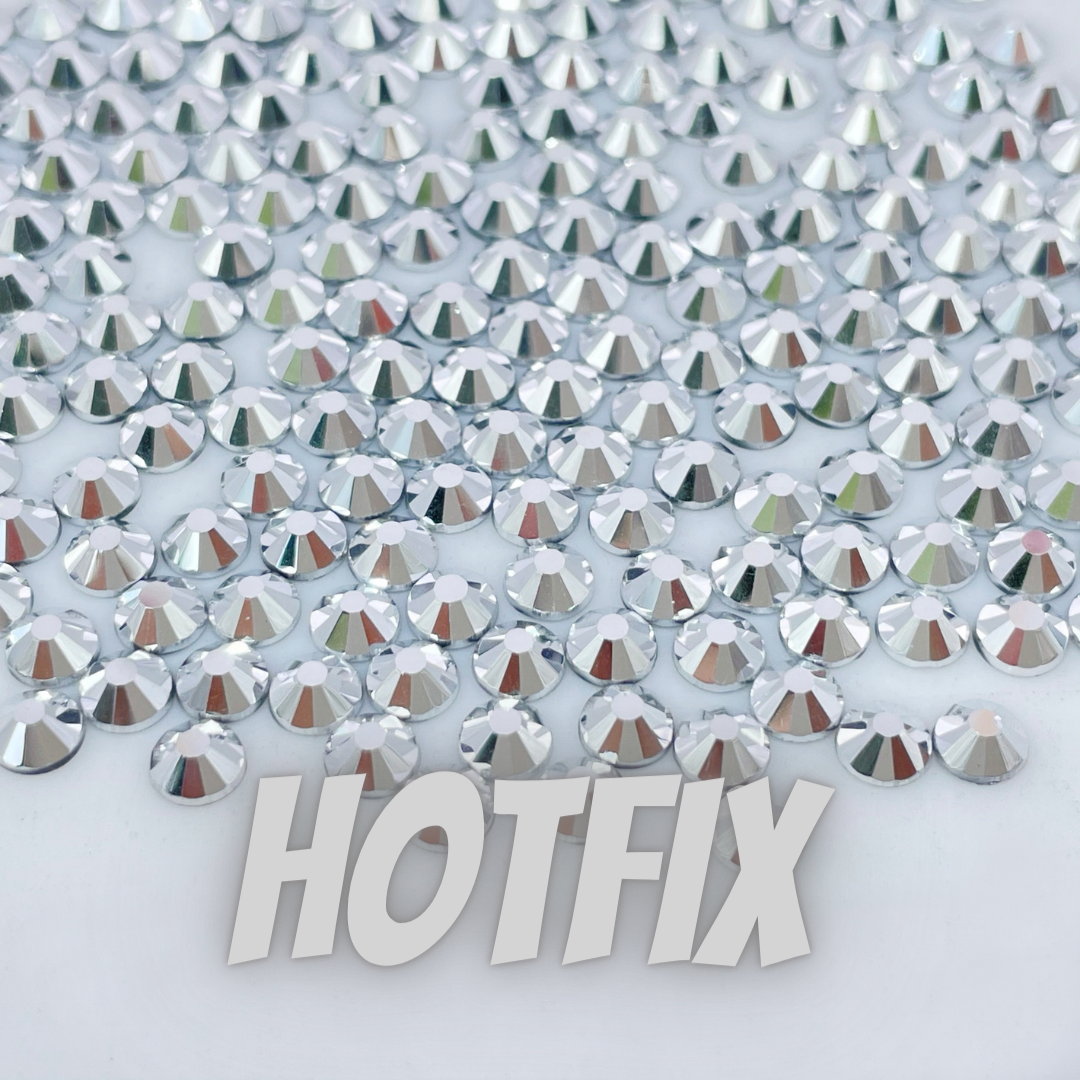 Silver Hotfix Rhinestones